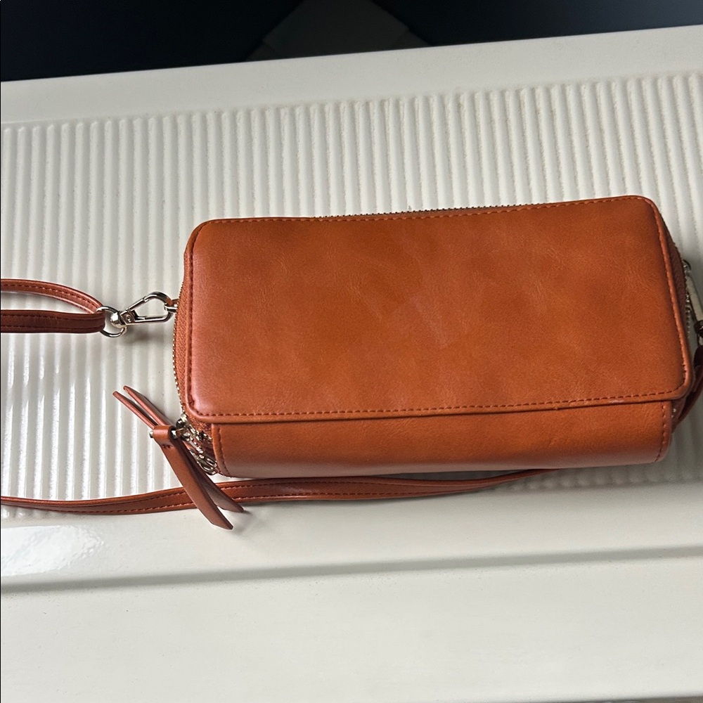 Brown Leather Crossbody Bag - Picture 4 of 5